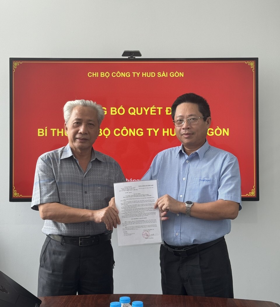 HỘI NGHỊ  CÔNG BỐ QUYẾT ĐỊNH CHUẨN Y BÍ THƯ CHI BỘ HUD SÀI GÒN NHIỆM KỲ 2020-2025
